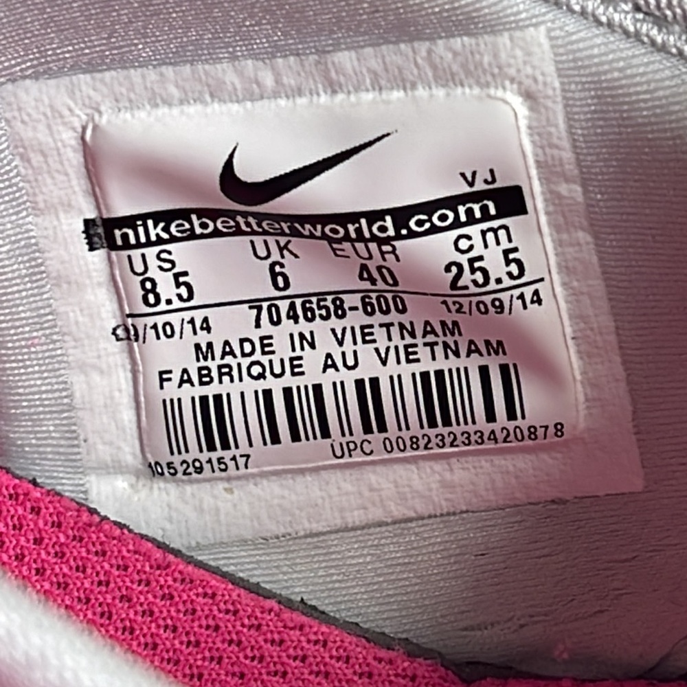 Nike Training Zoom Fit Sneaker Women’s 8.5 Pink - Picture 8 of 8